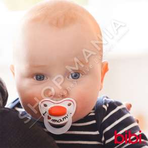 BIBI - BIBERON FALLCO SILIKONI "DENTAL - I LOVE MAMA" 0-6 MUAJSH