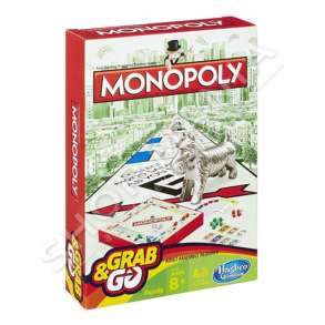 HASBRO - LOJE ME LETRA; ZARE & PERSONAZHE +8VJEC "MONOPOLY GRAB AND GO" - 5010994863784