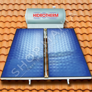HIDROTHERM - PANEL DIELLOR 100% INOKS 200L PASQYRA FULL BLUE 4M2 - HDS-004