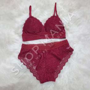 SET INTIMO VISHNJE  ME DANTELLE - IVI-038