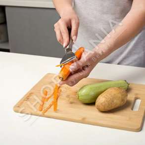 NAVA - QERUESE PERIMESH METALIKE 25CM "ACER TERRESTIAL STAINLESS STEEL VEGETABLE BLADE CLEANER" - 5205746903898