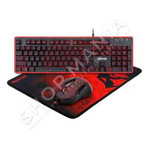REDRAGON - SET GAMING (MOUSE; TASTIERE & TAPET PER MOUSE "BUNDLE REDRAGON S107" - 6950376782250