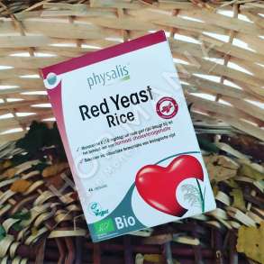 PHYSALIS - SUPLEMENT QE NDIHMON NE DJEGIEN E YNDYRNAVE, DETOKSIFIKIMIN E MELCISE & BALANCIMIN E METABOLIZMIT "RED YEAST RICE" - 45 KAPSULA