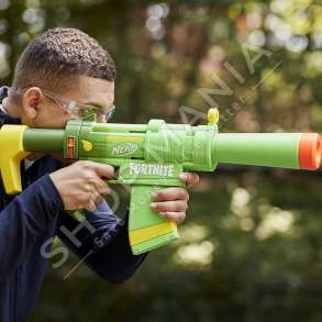 HASBRO - PISTOLETE NERF FORNITE ME 10 FISHEKE +8VJEC "NERF FORTNITE SMG ZESTY" - 5010993842094