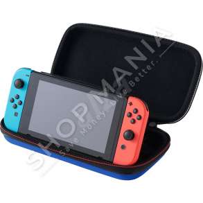 BIGBEN - CANTE MBAJTESE/MBROJTESE PER NINTENDO SWITCH BLU "DELUXE - SUPER MARIO"