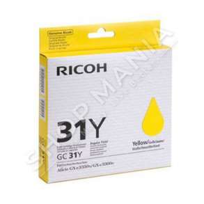 RICOH - KARTUÇË ME BOJË NGJYRË E VERDHË 405691 GC31Y