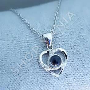 VARESE ARGJEND ME GUR ZIRKONI "DIZAJN ZEMRE" - DHA-BL4.1-140