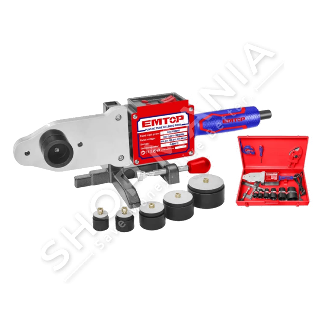 EMTOP - APARAT PER NGJITJE TE TUBAVE PLASTIK 800W + AKSESORE - EPTW15001