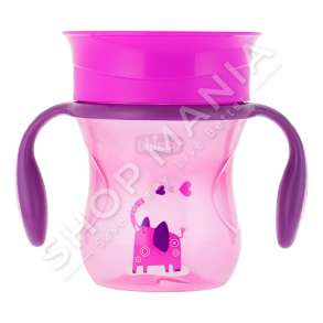 CHICCO - GOTE ME DOREZA 200ML/+12MUAJSH "360 DEGREES PERFECT CUP GIRL PACK" - 8058664070053