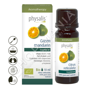 PHYSALIS - VAJ I MANDARINES JESHILE 10ML "GREEN MANDARIN CITRUS RETICULATA"