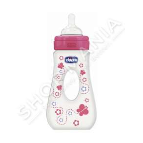 CHICCO - SHISHE ME BIBERON SILIKONI PER VAJZA "TRAVELLING" -240ML, +4 MUAJ