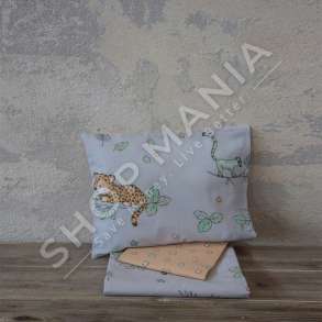 NIMA HOME - SET CARCAF PER BEBE "SLEEPY PANTHER" - 120X170CM