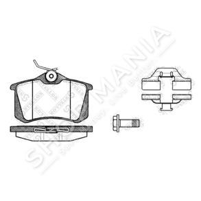 STELLOX - FERROTA PER GOMAT PAS PER VW GOLF V (1K1) - "274 003B-SX"