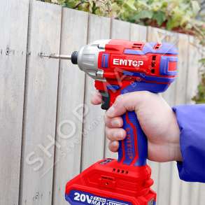 EMTOP - PISTOLETE DADICEKU ME BATERI 20V/1/4" - ECDLIR20221