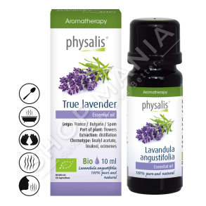 PHYSALIS - VAJ LIVANDOJE 10ML "TRUE LAVENDER LAVANDULA ANGUSTIFOLIA"