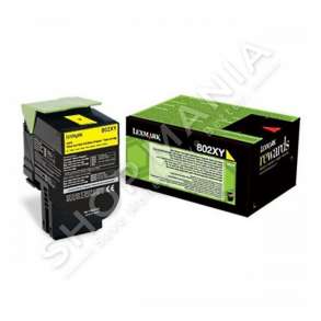 LEXMARK - ORIGJINALE TONER NGJYRË E VERDHË 80C2XY0 802XY RRETH 4000 FAQE I RIPËRDORSHËM
