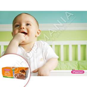 PLASMON - MERENDA ME QUMESHT & KAKAO "PAPPA LATTEA" - 2 x 120G, +6  MUAJ