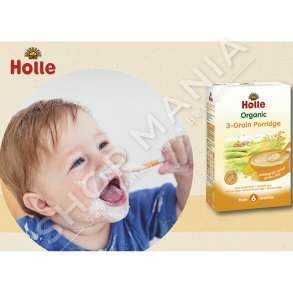 HOLLE - KREM/PURE ME MIELL ORIZI, MISRI & MELI "ORGANIC" - 250G, +6 MUAJ
