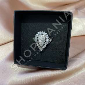 UNAZE ARGJEND ME GUR ZIRKONI "FORME PIKE LOTI" - KL-201