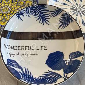 PJATA QERAMIKE ME DIZAJNE TE NDRYSHME 20CM - VI-434