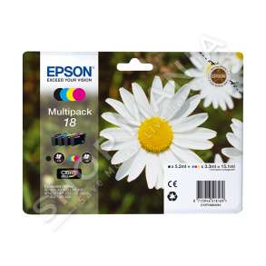 EPSON - Multipack ngjyrë e zezë / ngjyrë e kaltër / ngjyrë magenta / ngjyrë e verdhë C13T18164010 T1816 4 kartuça me bojë XL: T1811 + T1812 + T1813 + T1814