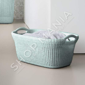 CURVER - SHPORTE RROBASH ME THURJE 40L "KNIT MISTY BLUE" - 3253923677041