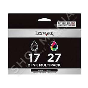 LEXMARK -  ORIGJINALE MULTIPACK NGJYRË E ZEZË / NGJYRA TË NDRYSHME 80D2952 17+27 KONFEKSION MIKS