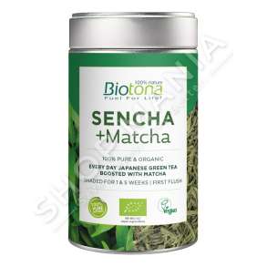 BIOTONA - CAJ JESHIL JAPONEZ 100% I PASTER & ORGANIK 80G "SENCHA + MATCHA"