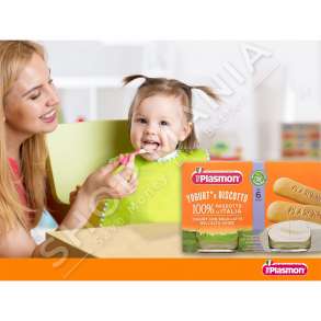 PLASMON - KOS ME BISKOTA - 2 x 120G, +6 MUAJ