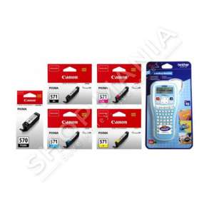 CANON - VALUE PACK NGJYRË E ZEZË/NGJYRË E KALTËR/NGJYRË MAGENTA/NGJYRË E VERDHË CLI-571 MCVP