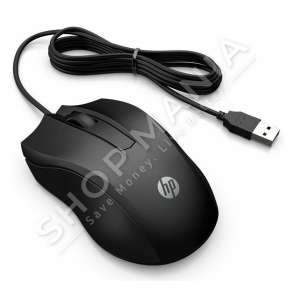 HP - MOUSE OPTIK "WIRED 100 NEW BLACK" - 6VY96AA