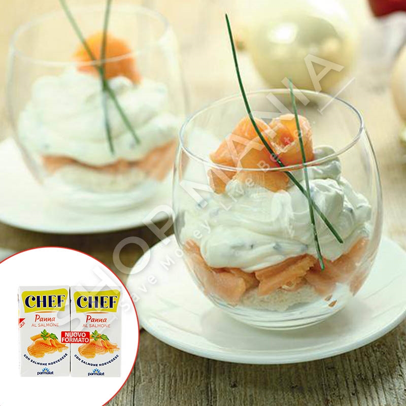 PARMALAT - PANA KUZHINE  ME SALMON "CHEF" - 2 x 125ML