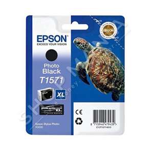 EPSON - KARTUÇË ME BOJË NGJYRË E ZEZË (FOTO) C13T15714010 T1571 25.9ML