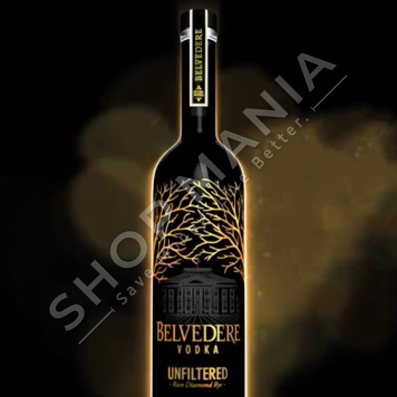 BELVEDERE VODKA "UNFILTERED" - 700ML, 40% VOL.