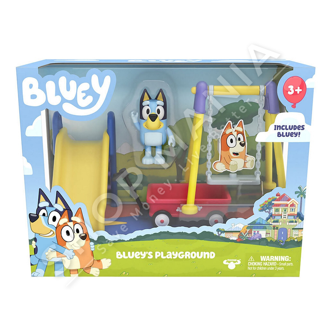 MOOSE - BLUEY & MINIPARKU I TIJ +3VJEC "FIGURE BLUEY PLAYGROUND MINI PARK" - 630996130162