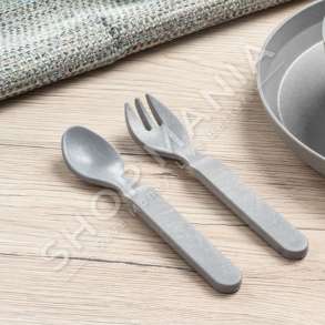 REER - SET SERVISI 2 LUGE + 2 PIRUN - BOJEQIELLI/GRI