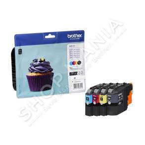 BROTHER - MULTIPACK NGJYRË E ZEZË/NGJYRË E KALTËR/NGJYRË MAGENTA/NGJYRË E VERDHË LC123VALBPDR LC-123 4 KARTUÇA ME BOJË LC123: BK+C+M+Y