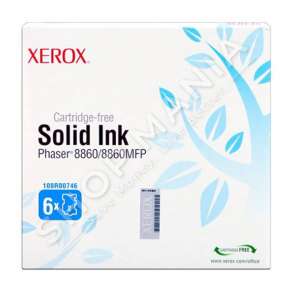 XEROX - COLORSTIX NGJYRË E KALTËR 108R00746 SOLID INK, KONFEKSION ME 6 COPË