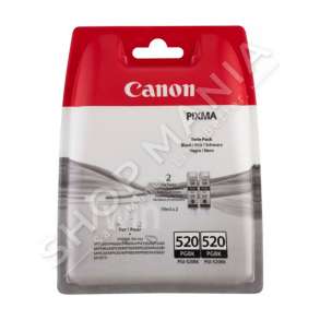 CANON - MULTIPACK NGJYRË E ZEZË PGI-520BK TWINPACK 2932B012 KARTUÇA ME BOJË, KONFEKSION DYSH