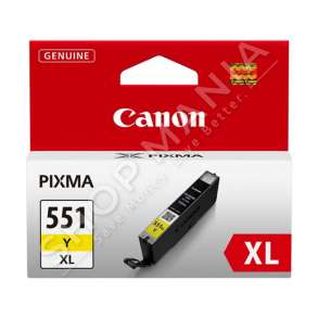 CANON - KARTUÇË ME BOJË NGJYRË E VERDHË CLI-551Y XL 6446B001 11ML KARTUÇA ME BOJË