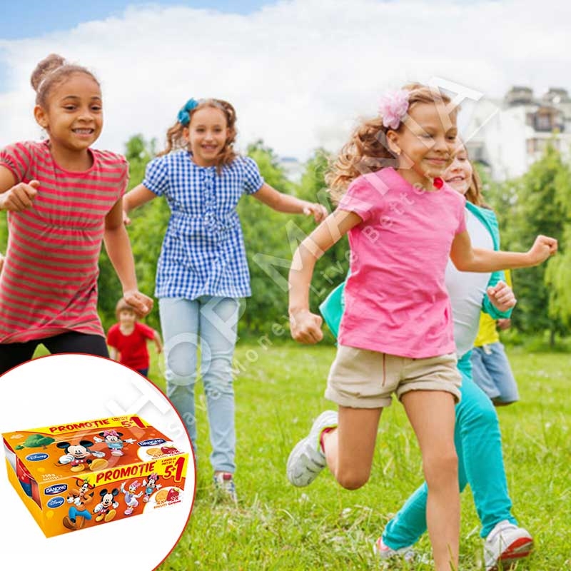 DANONE - KOS ME LULESHTRYDHE & BISKOTA "DISNEY " - 6 x 125G