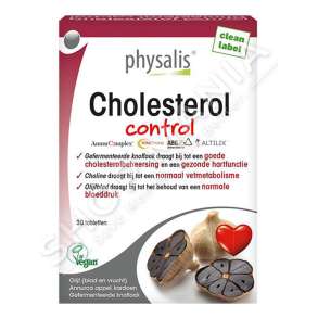 PHYSALIS - SUPLEMENT PER KONTROLLIN E KOLESTEROLIT & FUNKSIONIMIN E MIRE TE ZEMRES 30 TABLETA "CHOLESTEROL CONTROL" - 5412360014552
