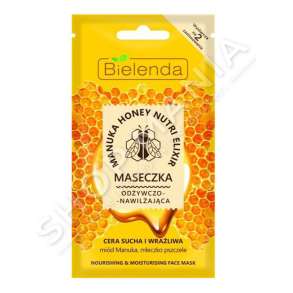 BIELENDA - MASKE USHQYESE & HIDRATUESE 8G "MANUKA HONEY NUTRI ELIXIR" - 5902169033255