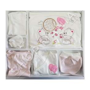 SET VESHJE PER VAJZA "PETINO" 0-4 MUAJSH