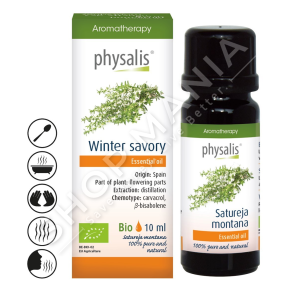 PHYSALIS - VAJ ESENCIAL PER FORCIMIN & MBROJTJEN NATYRALE TE TRUPIT 10ML "WINTER SAVORY SATUREJA MONTANA"