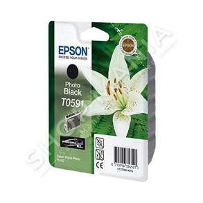 EPSON - KARTUÇË ME BOJË NGJYRË E ZEZË (FOTO) C13T05914010 T0591 13ML