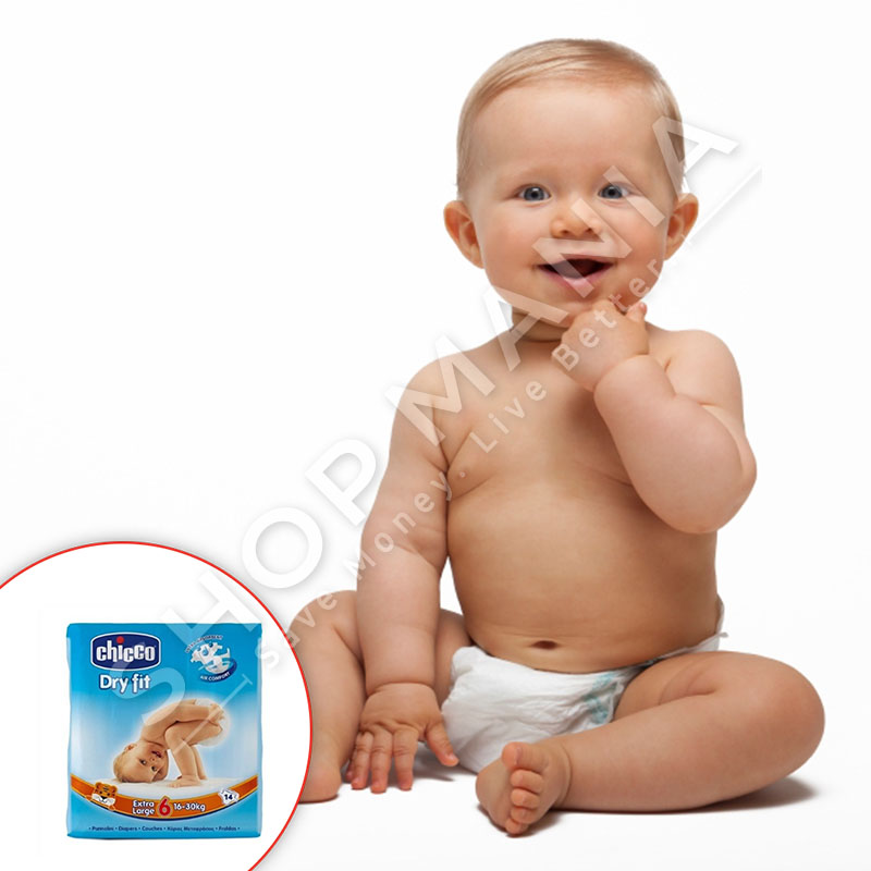 CHICCO - PELENA "DRY FIT - EXTRA LARGE NR. 6" - 16-30KG, 14 COPE