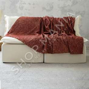 MBULESE DIVANI "GRIZZLY TERRACOTTA" - 180X300CM