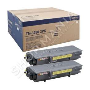 BROTHER - MULTIPACK NGJYRË E ZEZË TN3280TWIN TN-3280 2PK DOUBLE PACK 8.000 FAQE