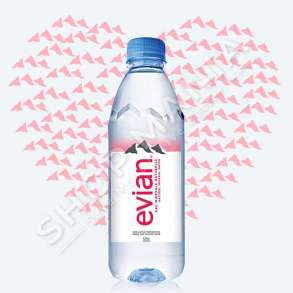 EVIAN - UJE NATYRAL - 500ML